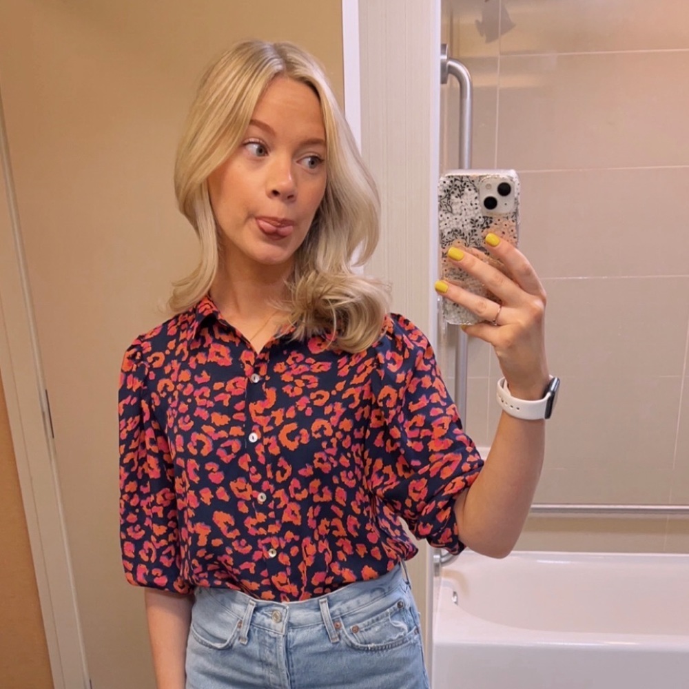 Leopard Print Blouse